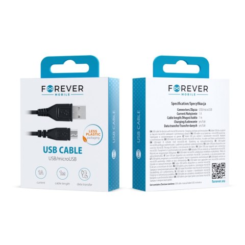 Kabel Forever Micro USB czarny pudełko