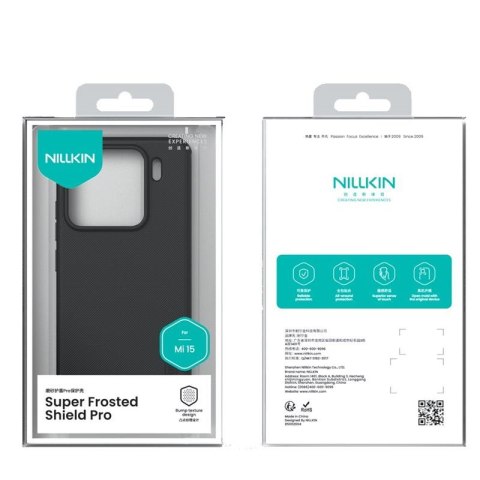 NILLKIN super frosted shield PRO XIAOMI 15 BLACK / CZARNY