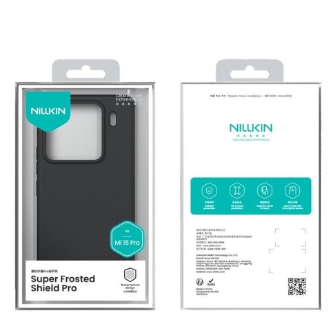 NILLKIN super frosted shield PRO MAGNETIC XIAOMI 15 PRO, BLACK / CZARNY