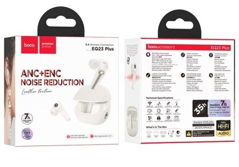 Słuchawki bezprzewodowe Hoco EQ23 Plus II (biały)