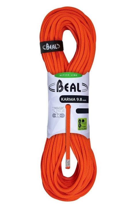 Lina karma 9,8mm 80m-solid orange BEAL
