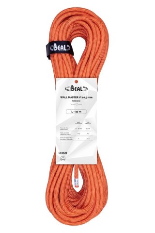 Lina wall master unicore 10,5mm 30m - orange BEAL