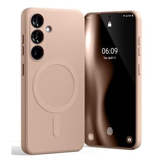 Mercury Semi-Silicon Magsafe Samsung S24 FE, PINK SAND / PUDROWY RÓŻ