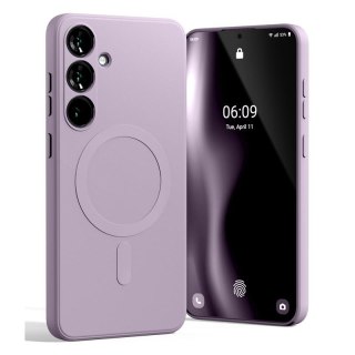 Mercury Semi-Silicon Magsafe Samsung S25+ , LILAC PURPLE / LILIOWY FIOLET