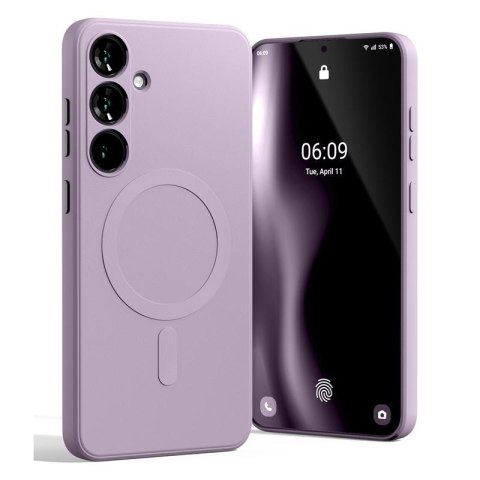 Mercury Semi-Silicon Magsafe Samsung S25+ , LILAC PURPLE / LILIOWY FIOLET