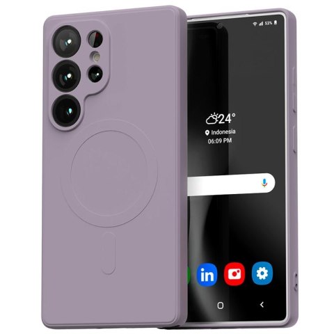 Mercury Semi-Silicon Magsafe Samsung S25 Ultra , LILAC PURPLE / LILIOWY FIOLET