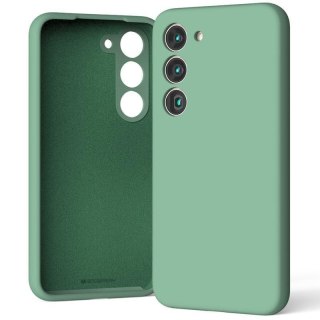 Mercury Silicone Case Samsung S24 FE GREEN / ZIELONY