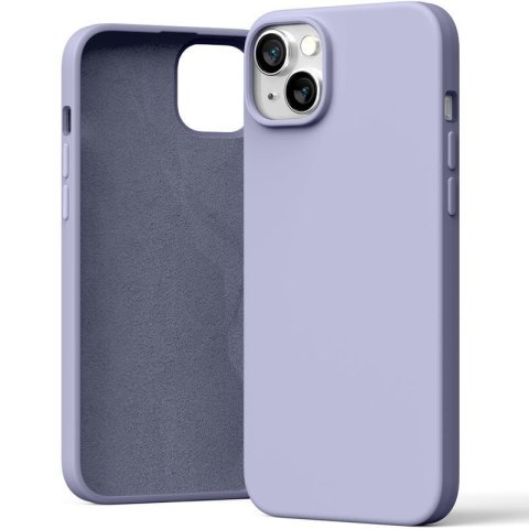 Mercury Silicone Case Samsung S25+ LEVENDER GRAY / LAWENDOWY