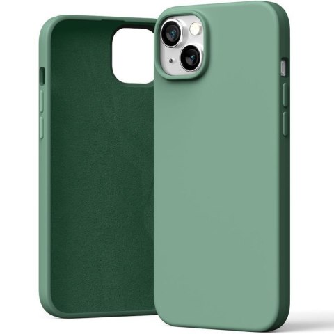 Mercury Silicone Case Samsung S25 ULTRA GREEN / ZIELONY