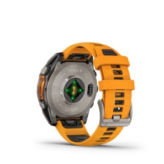 Zegarek sportowy Garmin Fenix 8 Sapphire Titan AMOLED 47mm Grafitowy