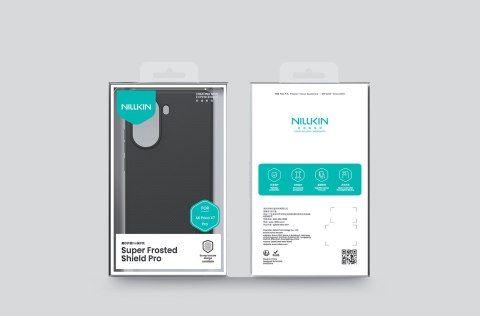 NILLKIN super frosted shield PRO XIAOMI POCO X7 PRO, BLACK / CZARNY