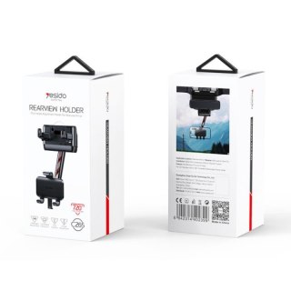 Yesido C265 Uchwyt Samochodowy na Lusterko Wsteczne, BLACK / CZARNY