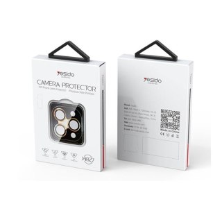 Yesido Lens Protector WB27 iPhone 16 Plus, BLACK / CZARNY