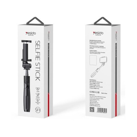 Yesido Selfiestick/Tripod Bluetooth SF11 +Pilot BLACK / CZARNY