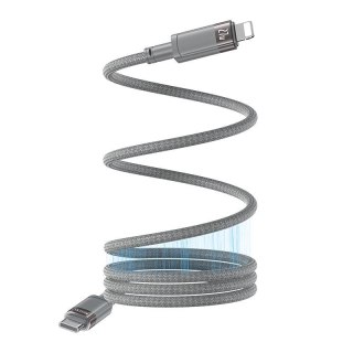 Yesido magnetyczny Kabel CA172L 27W Type-C - Lightning 1m 3A, GRAY / SZARY