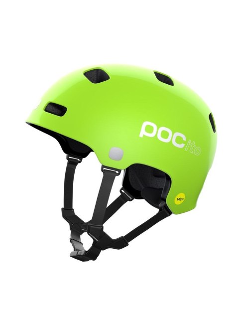 Kask rowerowy dla dzieci POC POCito Crane MIPS - fluorescent yellow/green rozmiar: s