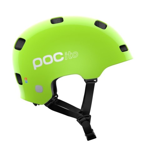 Kask rowerowy dla dzieci POC POCito Crane MIPS - fluorescent yellow/green rozmiar: s
