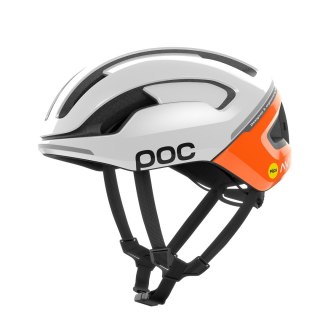 Kask rowerowy POC Omne Beacon MIPS GR M/54-59 cm Pomarańczowy, Biały