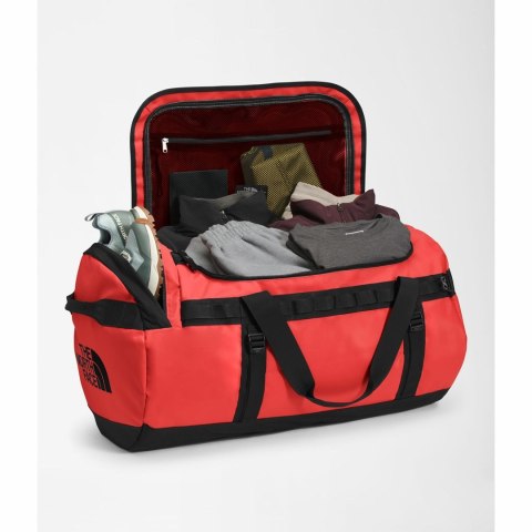 The North Face Base Camp Duffel L sportowa torba 95 l Poliester Czarny, Czerwony
