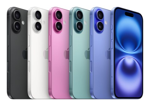 Apple iPhone 16 MYEH3HX/A 15,5cm (6.1") Dual SIM iOS 18 5G USB Type-C 256GB Niebieski