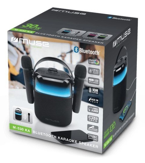 Muse M-530 KA zestaw karaoke Przenośny Bezprzewodowy