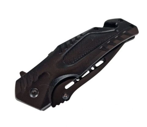 Nóż ratowniczy AZYMUT Rescue +przecinak pasów +zbijak szyb +pokrowiec