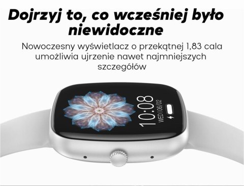 Smartwatch Męski GRAVITY GT18-4 Pomarańczowy Pasek Silikonowy + Czarny Pasek