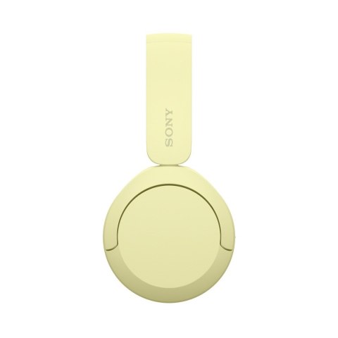 Słuchawki bezprzewodowe Sony WH-CH520 koloru żółtego