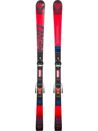 Narty ROSSIGNOL HERO Athlete GS PRO (R21) + wiązania LOOK NX7 GW B73 Black Hot Red - 134