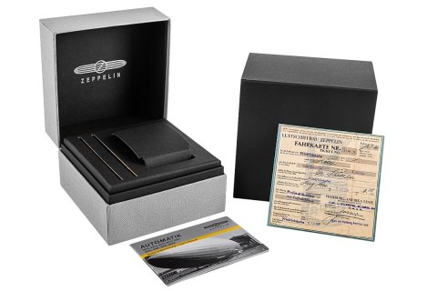 Zegarek Męski ZEPPELIN Automatic LZ 127 7656-5 + BOX