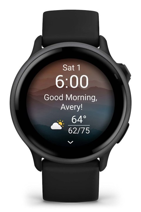 Zegarek sportowy Garmin Vivoactive 6 AMOLED 42mm Black Slate\Czarny