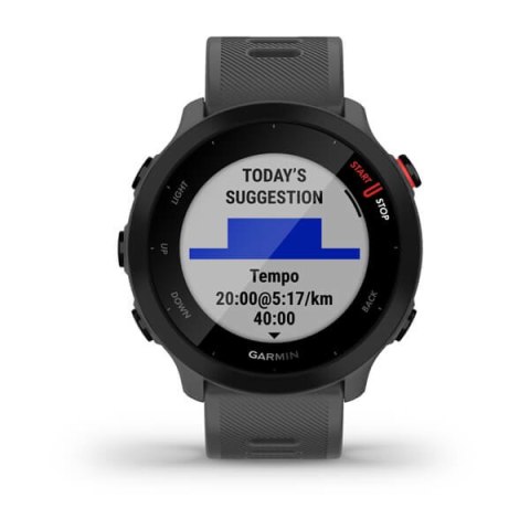 Zegarek sportowy Garmin Forerunner 55 42mm, monterra grey