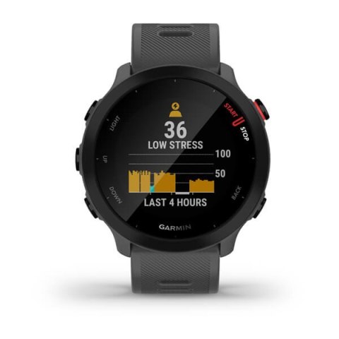 Zegarek sportowy Garmin Forerunner 55 42mm, monterra grey