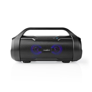 Głośnik Nedis Party Boombox 60W LED [60W/ 6Std Akku/ Bluetooth/ TWS/ LED]