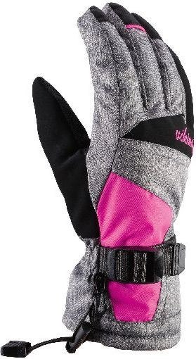 Rękawice narciarskie damskie VIKING Ronda rozmiar 6, różowe