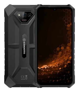 Smartfon HAMMER Iron V (Black) DS 6.5" IPS 1600x720/1.6GHz/64GB/6GB RAM/Android 13/microSD/WiFi,BT,4G LTE