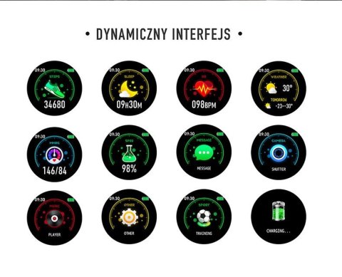 SMARTWATCH DAMSKI G. Rossi SW010-7 rosegold/white (sg005e)