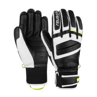 Rękawice REUSCH Master Pro r. 8,5 czarno-biało-zółte