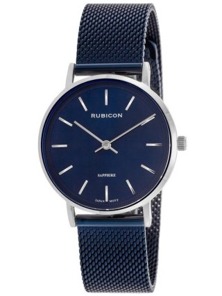 ZEGAREK DAMSKI RUBICON RNBD88 - SZAFIROWE SZKŁO (zr583i)