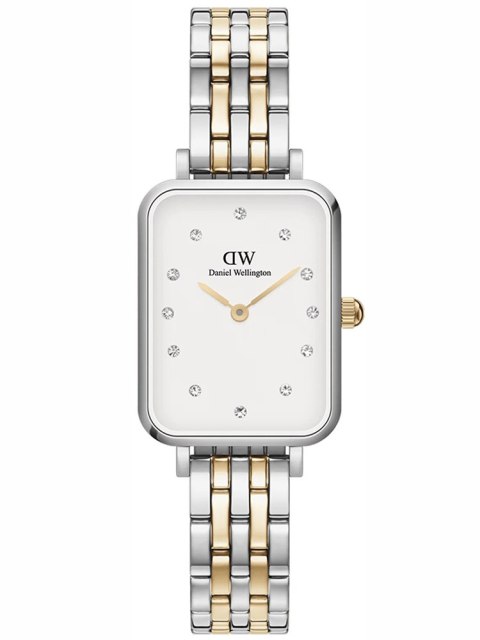 ZEGAREK DAMSKI DANIEL WELLINGTON Quadro Lumine 5-link two-tone 20mm DW00100625 + BOX (zw519f)