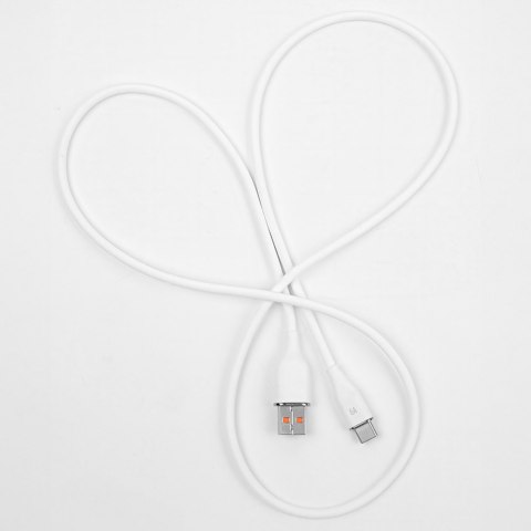 Forever kabel USB - USB-C 1,0 m 6A biały