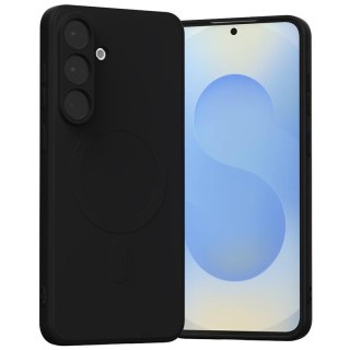 Mercury Semi-Silicon Magsafe Samsung S25 FE, BLACK / CZARNY