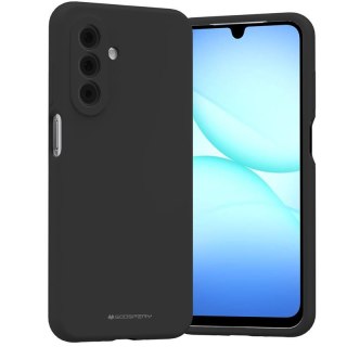 Mercury Silicone Case Samsung A17 BLACK / CZARNY