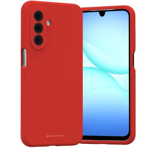 Mercury Silicone Case Samsung A17 RED / CZERWONY