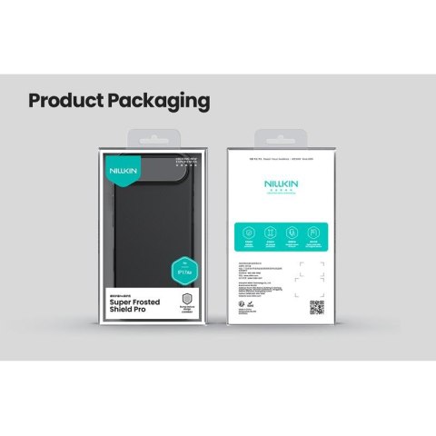 NILLKIN super frosted shield PRO IPHONE 17 AIR BLACK / CZARNY