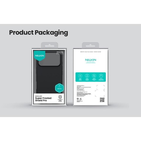 NILLKIN super frosted shield PRO IPHONE 17 PRO TITANIUM GRAY / SZARY
