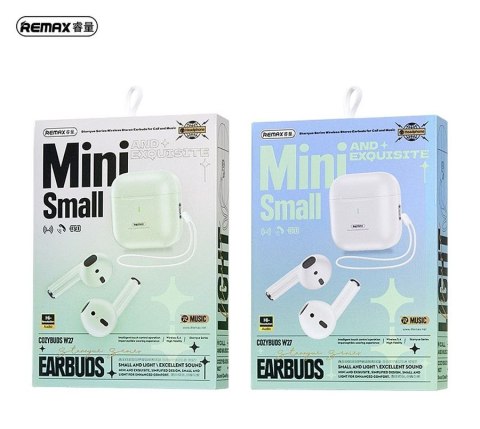 Słuchawki Bluetooth REMAX TWS W27 WHITE BT 5,4