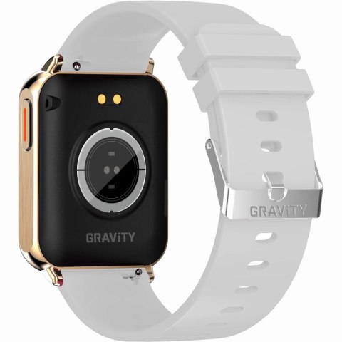 Smartwatch Gravity Różowe Złoto Szary 2 Paski GT17-4