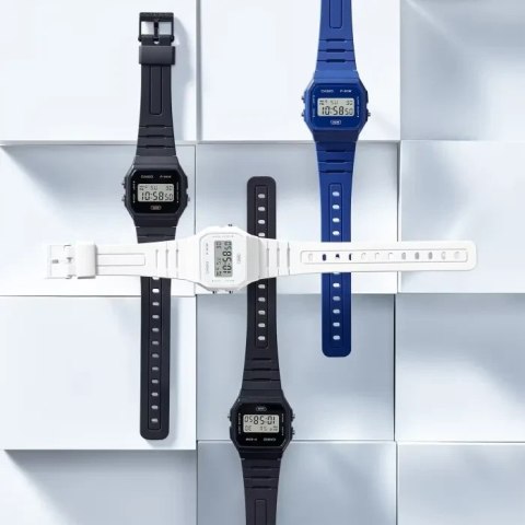 ZEGAREK MĘSKI CASIO F-91WB-8A + BOX
