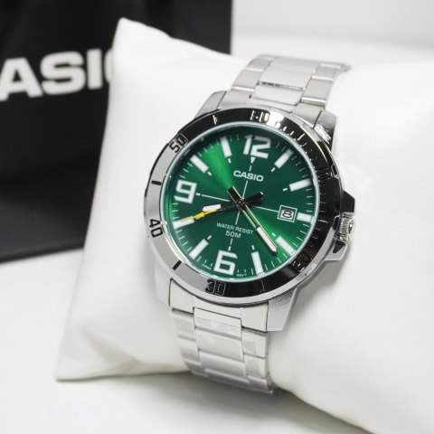 ZEGAREK MĘSKI CASIO MTP-VD01D-3B + BOX